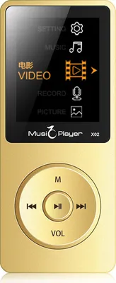 Zdjęcie produktu dla Przenośny odtwarzacz Ultrafine HiFi MP3 MP4 Radio FM Nagrywanie E-book Folder Walkman Głośnik oder