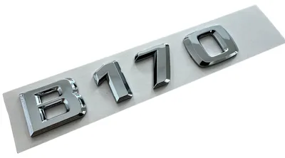 Immagine prodotto di Mercedes-Benz Classe B B170, emblema con scritta, cromato, originale