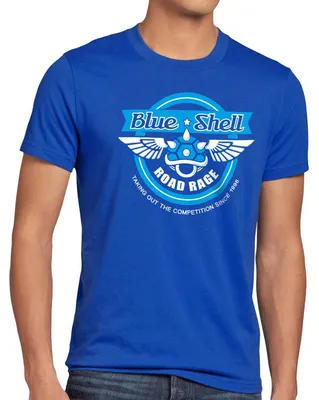 Produktbild von style3 Blue Shell Kart Herren T-Shirt videospiel konsole mario