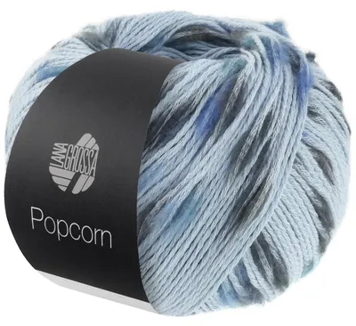 Produktbild von Lana Grossa - Popcorn 0006 hellblau petrol graphit
