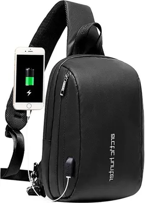 Productafbeelding van Reistas voor heren, met USB-aansluiting, waterdicht, diefstalwerend, rugzak geschikt voor fietsen, wandelen en reizen