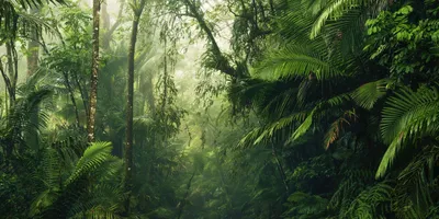 Immagine prodotto di Sanders & Sanders fotomurale giungla verde 500 x 250 cm