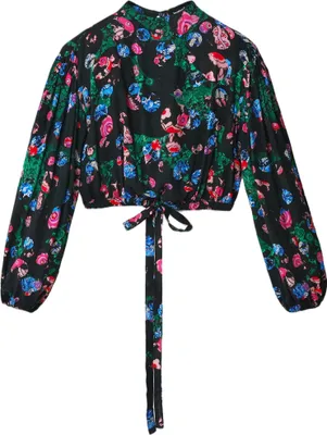 Image de Blouse DESIGUAL pour femme, viscose, noire, GR71473 - Taille : XS
