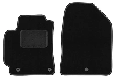 Immagine prodotto di Tappetini anteriori in moquette per Hyundai Elantra VI 2016- (berlina) – 2 pezzi, neri, su misura – Wielganizator LUX