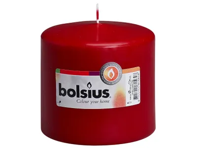 Produktbild von Bolsius Stompkaars In Cello Wijnrood 100/100 mm