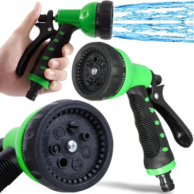 Image de Pistolet d'arrosage multifonctionnel 7 en 1 pour tuyau d'arrosage
