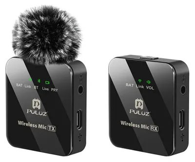 Obrázok produktu pre Puluz Wireless Lavalier Microphone PULUZ 1 TX + 1 RX