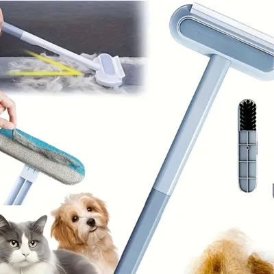 Produktbild von Tierhaarentferner Bürste 4-in-1 – Fussel- & Haarentferner für Sofa, Teppich, Kleidung