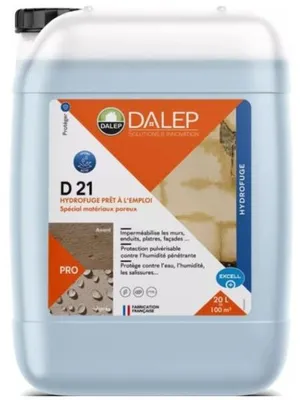 Image de Hydrofuge D 21 prêt à l'emploi bidon de 20l - DALEP - 102001806