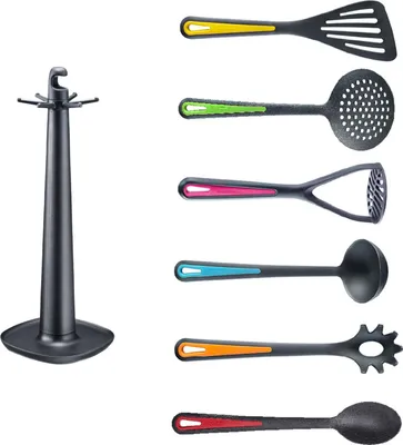 Produktbild von Westmark Drehständer mit Küchenhelfern »Gallant«, Colour-Edition, Set 7-tlg., 29