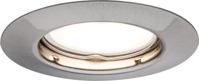Obrázek produktu pro Paulmann 936.56, Zapuštěné bodové světlo, GU10, 1 žárovek, LED, 340 lm, Nerezová ocel