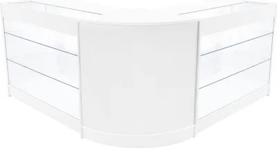 Image de Ensemble de comptoirs LED Helios CM60 + K1200 (2 pièces) – Blanc