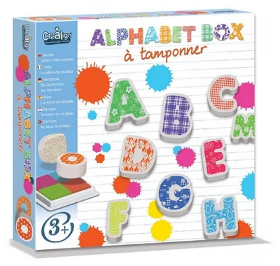 Produktbild von Crealign Stempelset Alphabet-Box - Box