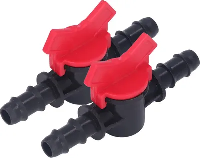 Image de 2Pcs Flow Control Valve Water Stop Controller Regulator ABS Switch Accessory Set Kit 12mm / 0.47in