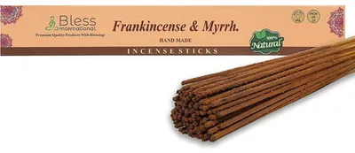 Productafbeelding van Wierookstokjes, wierook en mirre, 25 stuks (40 gram)