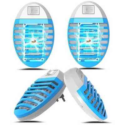 Produktbild von Insektenvernichter Elektrisch, Steckdosen-Insektenvernichter mit UV-Licht, mückenfalle, für Fliegen, Mücken, Motten, Küche, für Schlafzimmer,(4 Pack)