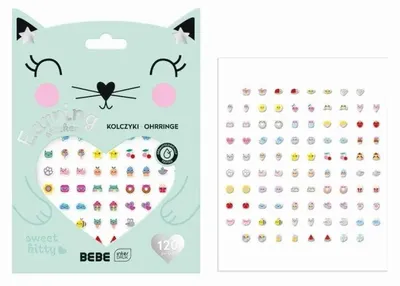 Produktbild von Ohrsticker für Kinder, 96 Stück, BB Friends – INTERDRUK