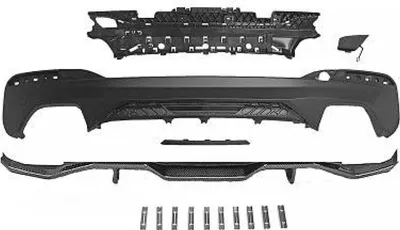 Produktbild von DIEDERICHS Heckdiffusor 1226257 Hinten für BMW 5 Touring (G31) Kunststoff