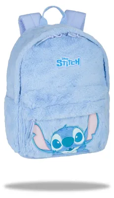 Image de Sac à dos pour adolescent Disney Fluffy Stitch bleu - PATIO
