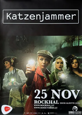 Immagine prodotto di Katzenjammer - Concerto a Lussemburgo, 2011 - LOCANDINA / POSTER - 60x86 cm