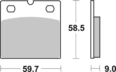 Immagine prodotto di Coppia pastiglie freno SBS 554HF mescola ceramica per BMW