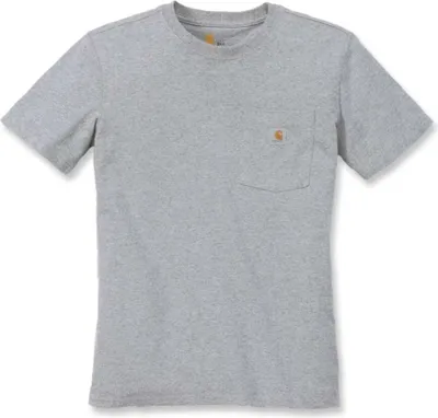 Produktbild von Carhartt Workwear Pocket Damen T-Shirt Farbe: Grau, Grösse: S