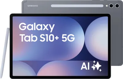 Obrázek produktu pro Samsung Galaxy Tab S10+, 31,5 cm (12,4"), 2800 x 1752 pixelů, 256 GB, 12 GB, 2 GHz, šedý