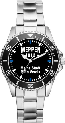 Produktbild von KIESENBERG Herrenuhr Armbanduhr Meppen Geschenk Fan Artikel Zubehör Fanartikel Analog Quartz Uhr 2551