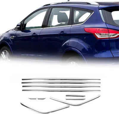 Image de Garniture de Fenêtre pour Ford Kuga 2013-2019 Acier Inox 10Pcs