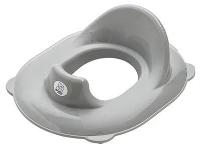 Produktbild von Rotho Babydesign TOP, Runde, Harter Toilettensitz, Grau, Polypropylen (PP), 265 mm, 347 mm