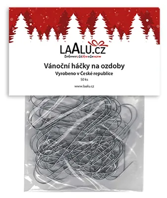 Produktbild von Christbaumkugel-Haken, klassisch, 50 Stück