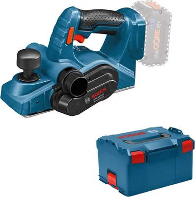Zdjęcie produktu dla Bosch GHO 18 V-LI Professional, Czarny, Niebieski, 14000 RPM, 8,2 cm, 8 mm, 90 dB, 79 dB