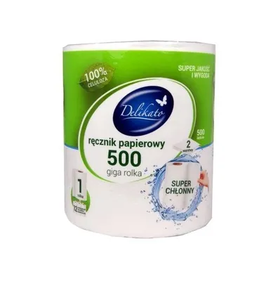 Zdjęcie produktu dla Delikato, Ręcznik kuchenny, 500 arkuszy