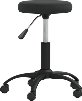 Produktbild von vidaXL Massagehocker Samt Schwarz