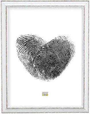 Obrázok produktu pre Deknudt S221H3 Rám obrazu biely hnedý akcent 29,7x42cm Drevo