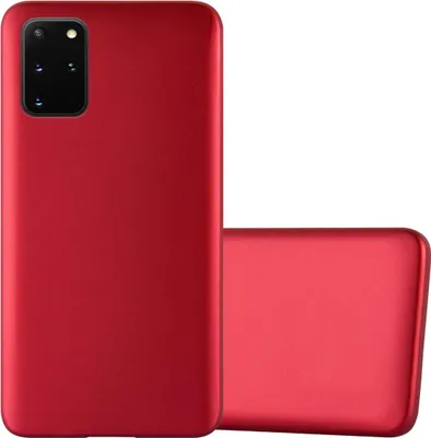 Produktbild von Cadorabo Schutzhülle für Samsung Galaxy S20 PLUS Hülle in Rot Handyhülle TPU Silikon Etui Cover Case