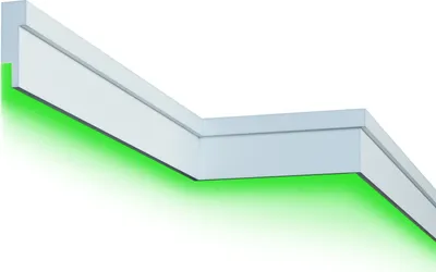 Produktbild von 2 Meter | Fassade | LED Stuck | EPS | Polyurethan| wetterfest | 45x140mm | MC305