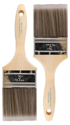 Obrázek produktu pro Profi štětce – 2 kusy, plochý štětec, 7,6 cm.
