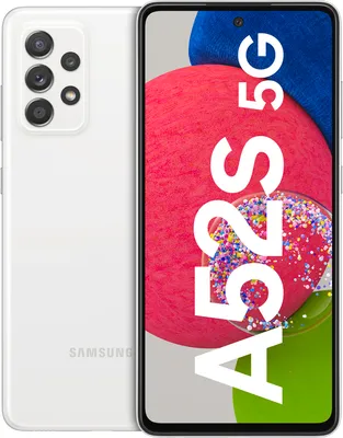 Produktbild von Samsung Galaxy A52s 5G SM-A528B, 16,5 cm (6.5"), 8 GB, 256 GB, 64 MP, Android 11, Weiß
