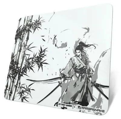 Produktbild von Gaming-Mauspad aus gehärtetem Glas 450x400 mm Schwarz Staubabweisend