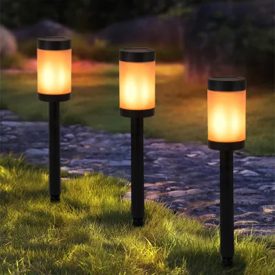 Produktbild von Solar Flammenlicht Gartenstecker Set 8er Set