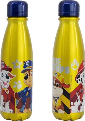 Produktbild von Paw Patrol Chase Rubble Marshall Alu Wasserflasche Trinkflasche Flasche 600 ml