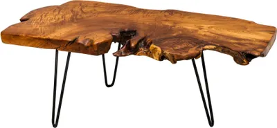 Image de Table basse 100 cm en bois, design moderne pour le salon - ACHETER MAINTENANT