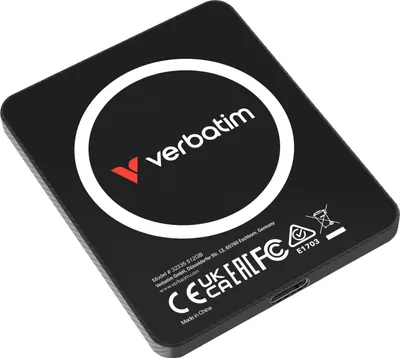 Produktbild von SSD 512GB Verbatim SnapBack Ultra Slim SSD 512GB black