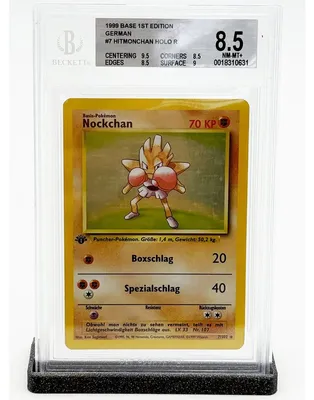 Immagine prodotto di Pokémon 7/102 Nockchan Prima edizione BGS8.5