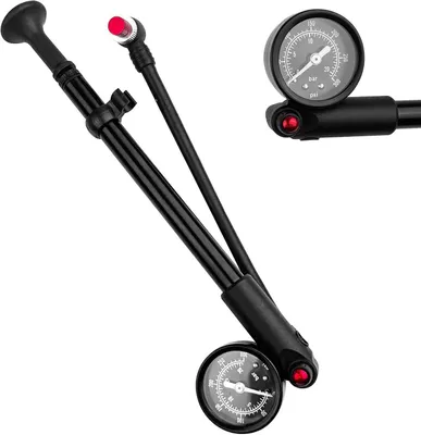 Productafbeelding van Draagbare Fietspomp met Manometer tot 300 PSI