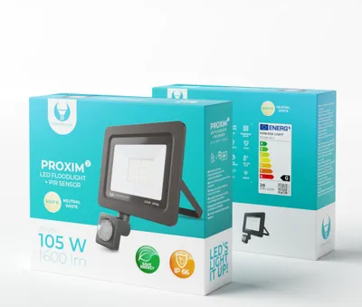 Zdjęcie produktu dla Naświetlacz Led Proxim Ii 20W |4500K| Pir Ip66 Forever Light