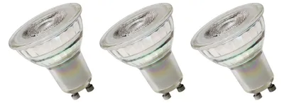 Produktbild von Spectrum GU10 LED Spot Lampe 3,5W 265lm 3000K Warmweiß 230V 3 Stück