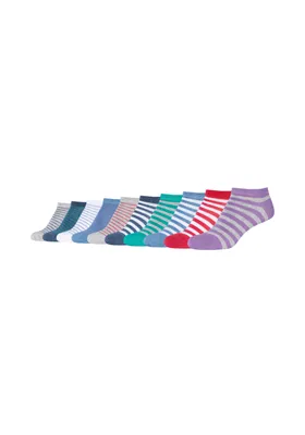 Produktbild von Camano Sneakersocken (Pack, 10-tlg.) ca-soft mit Baumwolle in modernem Design lilac petal 27-30