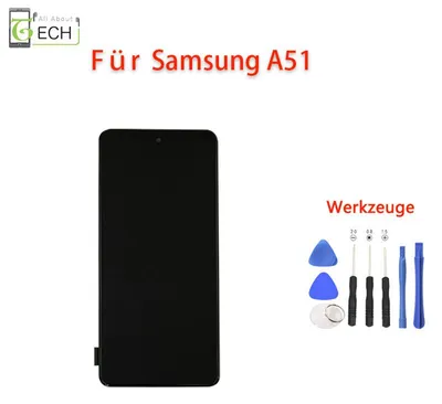 Produktbild von Für Samsung Galaxy A51 A515 LCD Display mit Rahmen Touch Screen Bildschirm